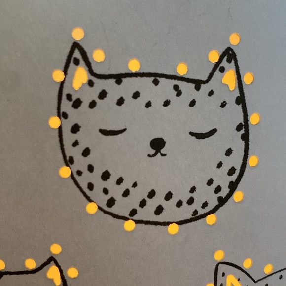 Novelty paper lamp cats, batteries operated mood! - Picture 12 of 17